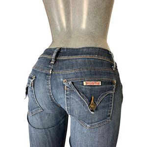 Hudson 'Collin Flap Skinny Jean' Womens Jeans Tag 27 Blue Low-Rise W29xL29 Denim